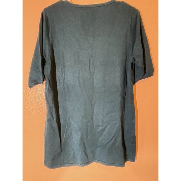 Torrid Teal Elbow Sleeve Lace Top Pullover Size 2 BNWT - Picture 4 of 4